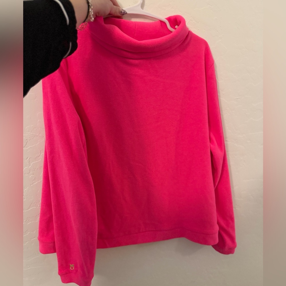Dudley Stephens Fuchsia Cowl Neck Sweater